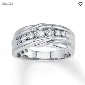 Kay’s Men 10k Gold Wedding Band. New Never Worn in original Box